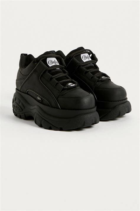 chunky black sneakers